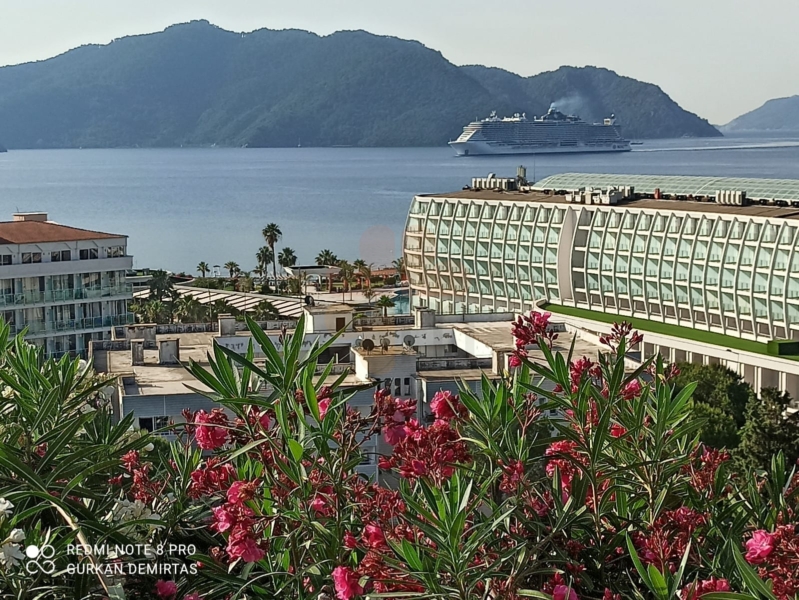 MSC Seaview gorgeously sailing to Marmaris Marmaris Turkey MSC Seaview gorgeously sailing to Marmaris