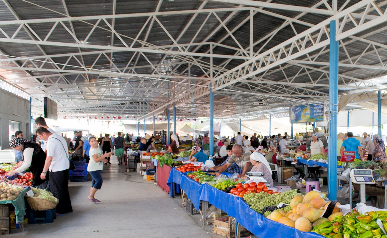 Gökova food market - marmaris turkey official website A view from food market in gokova