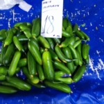 Fresh cucumbers on Marmaris food markets