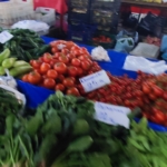 Fresh vegetables on Food market