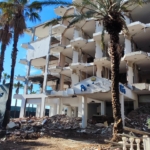 Hotel renovation on Marmaris beach