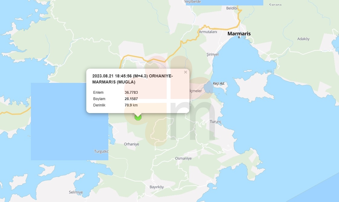 Marmaris earthquake