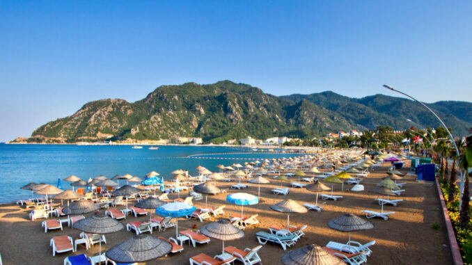 Marmaris icmeler beach