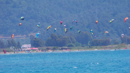 The Hearth of Kitesurfing and Windsurfing fantastic beautiful Beach