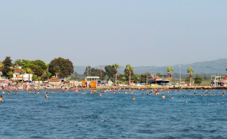 Gokova Akyaka Beach Is A Popular Beach Located In The Coastal Town Of Akyaka