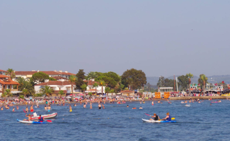 Gokova Akyaka Beach Is A Popular Beach Located In The Coastal Town Of Akyaka