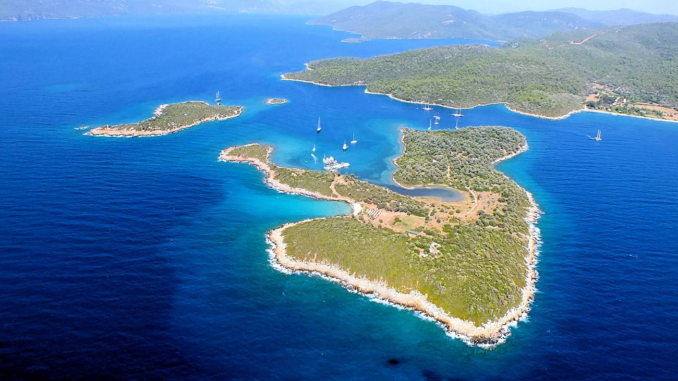Sedir island is renowned for its stunning beauty crystal-clear waters