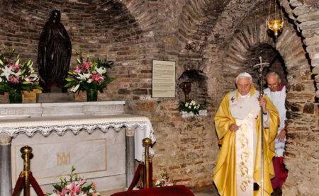 Visit of His Holiness Benedict XVI to the House of the Virgin Mary on 29 November 2006