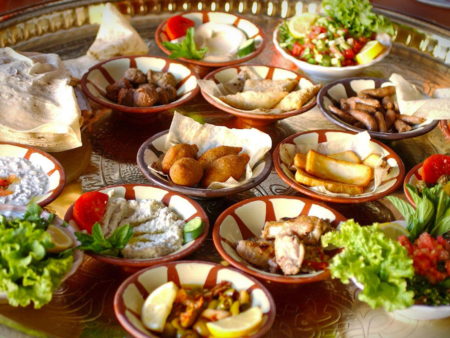Delicious turkish mezes
