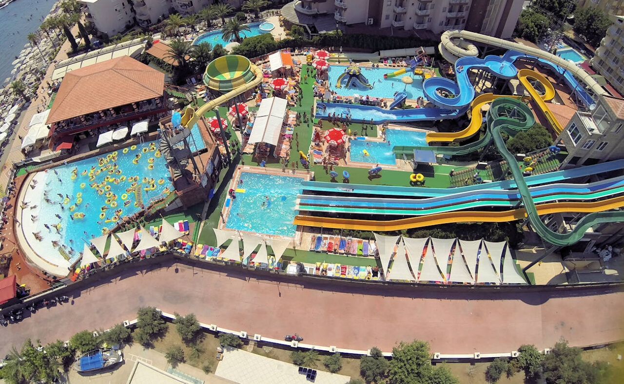 Atlantis marmaris water park overview