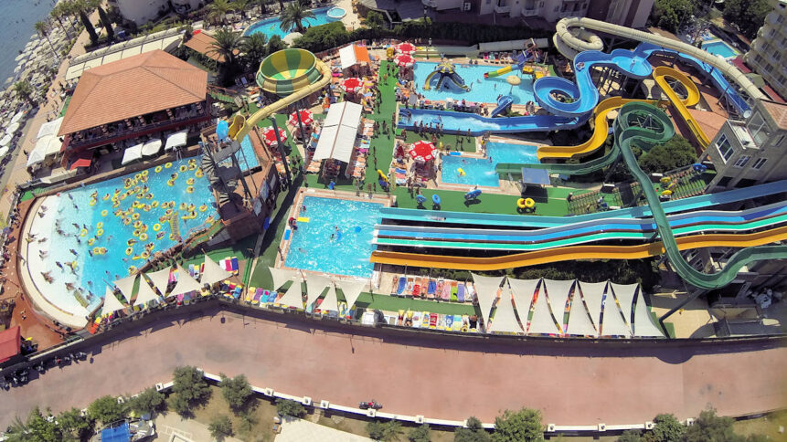 Atlantis marmaris water park overview